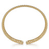 14K Yellow Gold Bujukan Cuff Bracelet