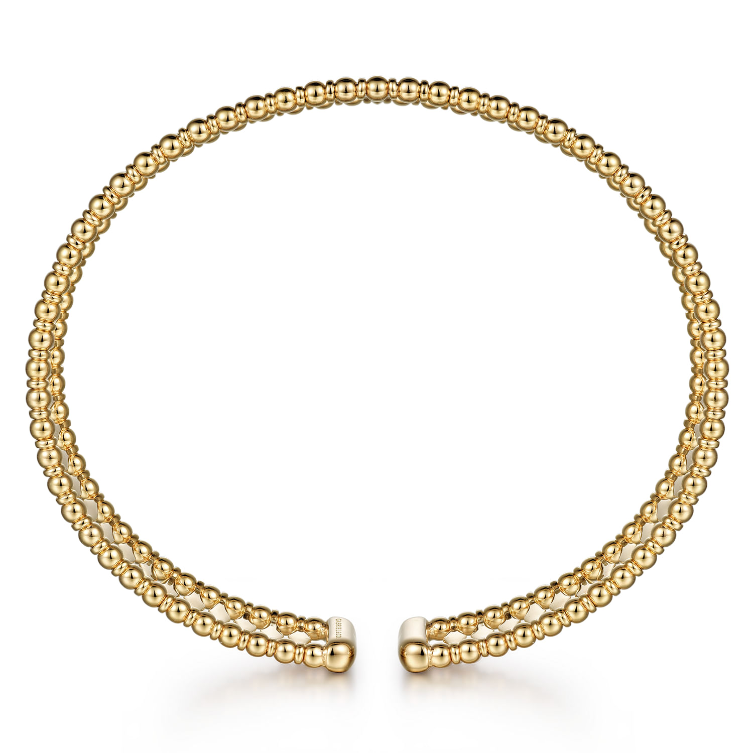 14K Yellow Gold Bujukan Cuff Bracelet