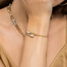 14K Yellow Gold Bujukan Diamond Bangle - 0.5 ct