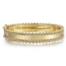 14K Yellow Gold Bujukan Diamond Bangle - 0.73 ct