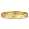 14K Yellow Gold Bujukan Diamond Bangle - 0.15 ct
