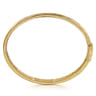 14K Yellow Gold Bujukan Diamond Bangle - 0.15 ct
