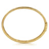14K Yellow Gold Bujukan Diamond Bangle - 0.15 ct