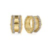 14K Yellow Gold Bujukan Diamond Huggie Earrings - 0.5 ct