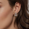 14K Yellow Gold Bujukan Diamond Huggie Earrings - 0.5 ct