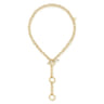 14K Yellow Gold Bujukan Diamond Link Y-Necklace
