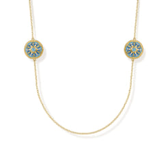 14K-Yellow-Gold-Bujukan-Diamond-and-Blue-Topaz-Station-Necklace-with-Blue-and-Dust-Blue-and-White-Enamel1