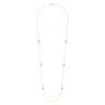 14K Yellow Gold Bujukan Double Sided Diamond Station Necklace - 0.6 ct