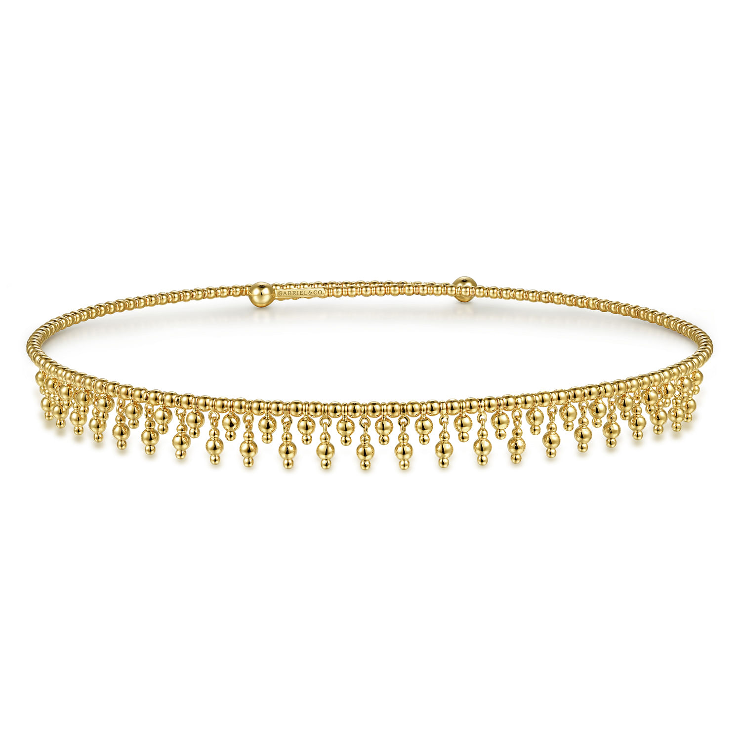 ★ wing bling★ 14k Gold Filled Natural Aquamarine Choker N Natural Round Aquamarine Choker - Intini Jewels