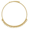 14K Yellow Gold Bujukan Drop Choker Necklace