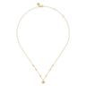 14K Yellow Gold Bujukan Evil Eye Pendant Necklace