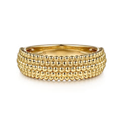 14K Yellow Gold Bujukan Fashion Ring