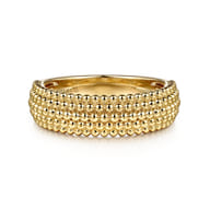 14K Yellow Gold Bujukan Fashion Ring