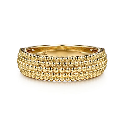 14K Yellow Gold Bujukan Fashion Ring