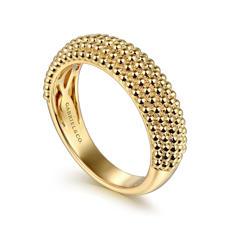 14K Yellow Gold Bujukan Fashion Ring - Shot 3