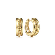 14K Yellow Gold Bujukan Huggies