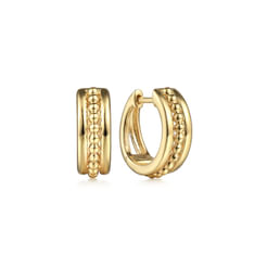 14K Yellow Gold Bujukan Huggies