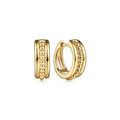 14K Yellow Gold Bujukan Huggies