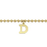 14K Yellow Gold Bujukan Initial D Bracelet