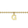 14K Yellow Gold Bujukan Initial G Bracelet