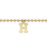 14K Yellow Gold Bujukan Initial H Bracelet