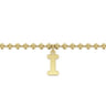 14K Yellow Gold Bujukan Initial I Bracelet