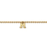 14K Yellow Gold Bujukan Initial M Bracelet