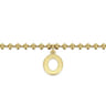 14K Yellow Gold Bujukan Initial O Bracelet