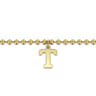 14K Yellow Gold Bujukan Initial T Bracelet