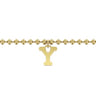 14K Yellow Gold Bujukan Initial Y Bracelet
