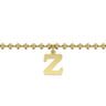 14K Yellow Gold Bujukan Initial Z Bracelet