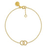 14K Yellow Gold Bujukan Interlocking Bracelet
