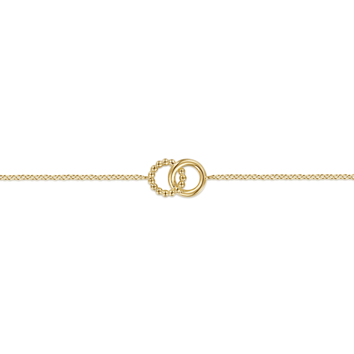 14K Yellow Gold Bujukan Interlocking Bracelet - Shot 2