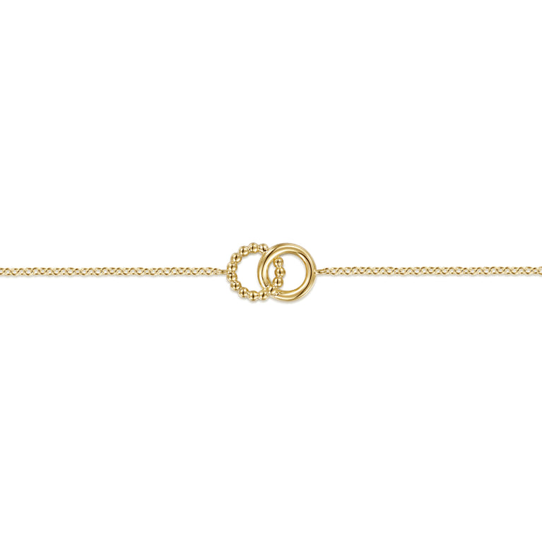 14K Yellow Gold Bujukan Interlocking Bracelet - Shot 2