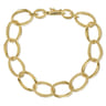 14K Yellow Gold Bujukan Link Chain Bracelet
