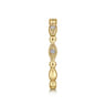 14K Yellow Gold Bujukan Marquise Station Diamond Ring - 0.05 ct