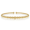 14K Yellow Gold Bujukan Open Bangle
