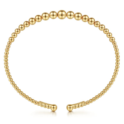 14K Yellow Gold Bujukan Open Bangle