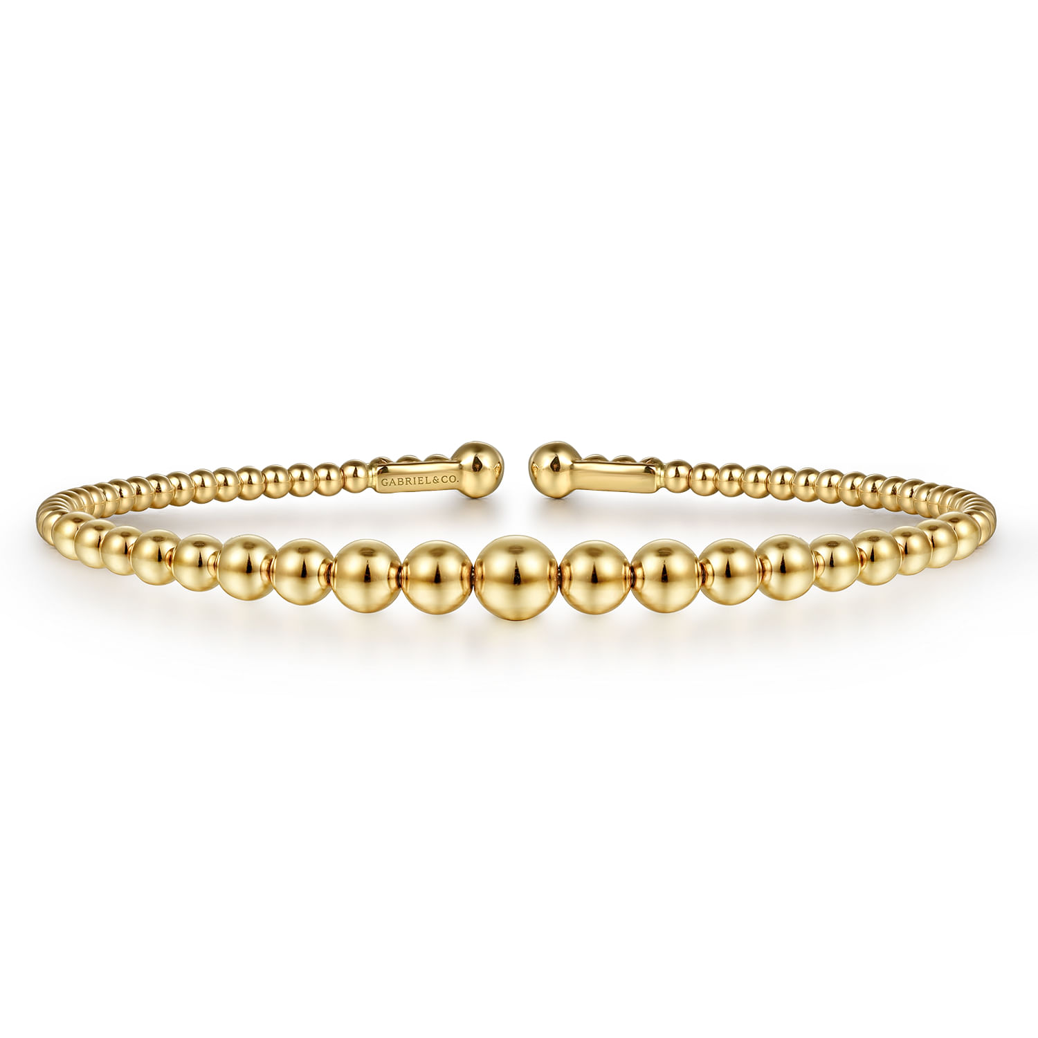 14K Yellow Gold Bujukan Open Bangle