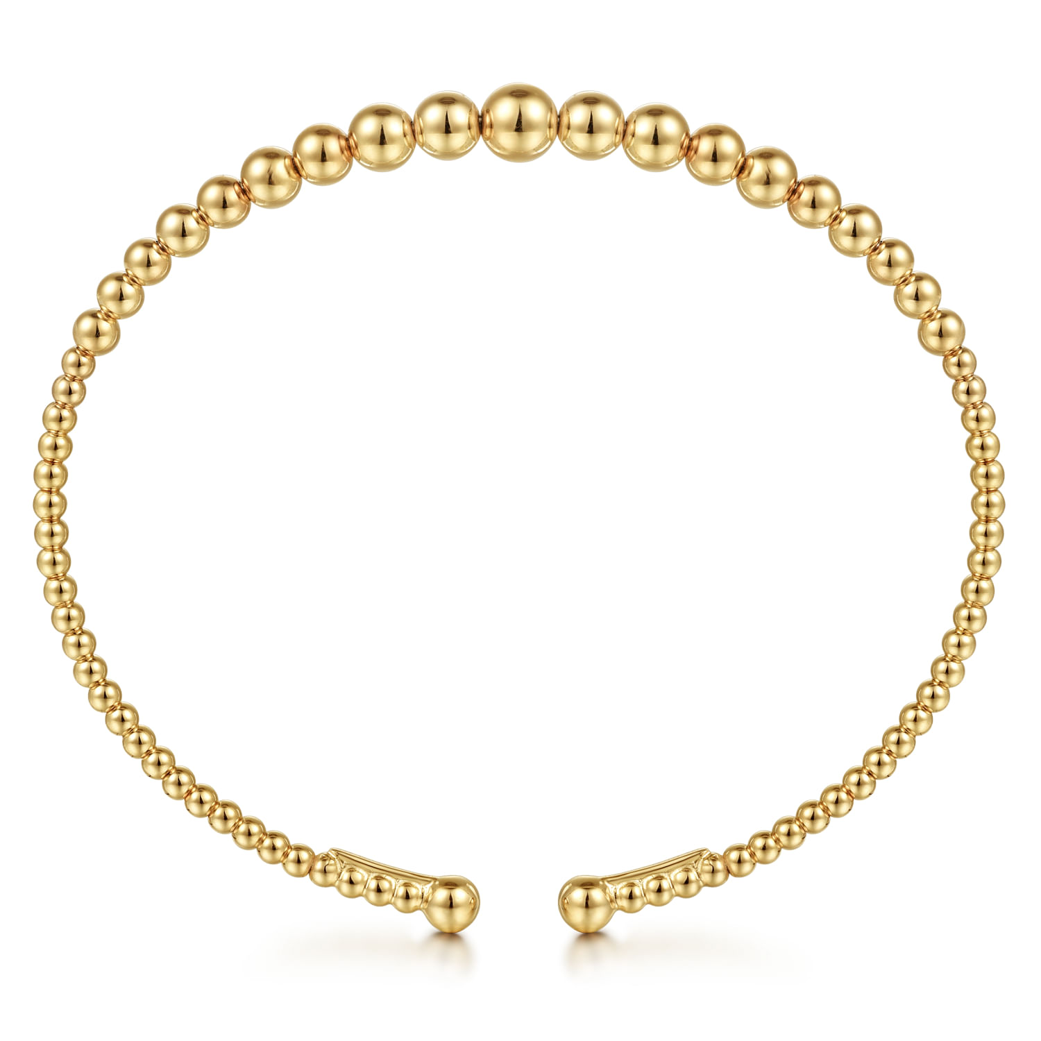 14K Yellow Gold Bujukan Open Bangle