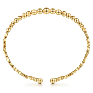 14K Yellow Gold Bujukan Open Bangle