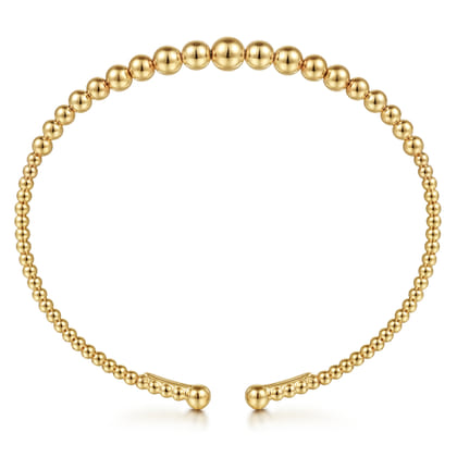 14K Yellow Gold Bujukan Open Bangle