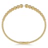 14K Yellow Gold Bujukan Open Bangle