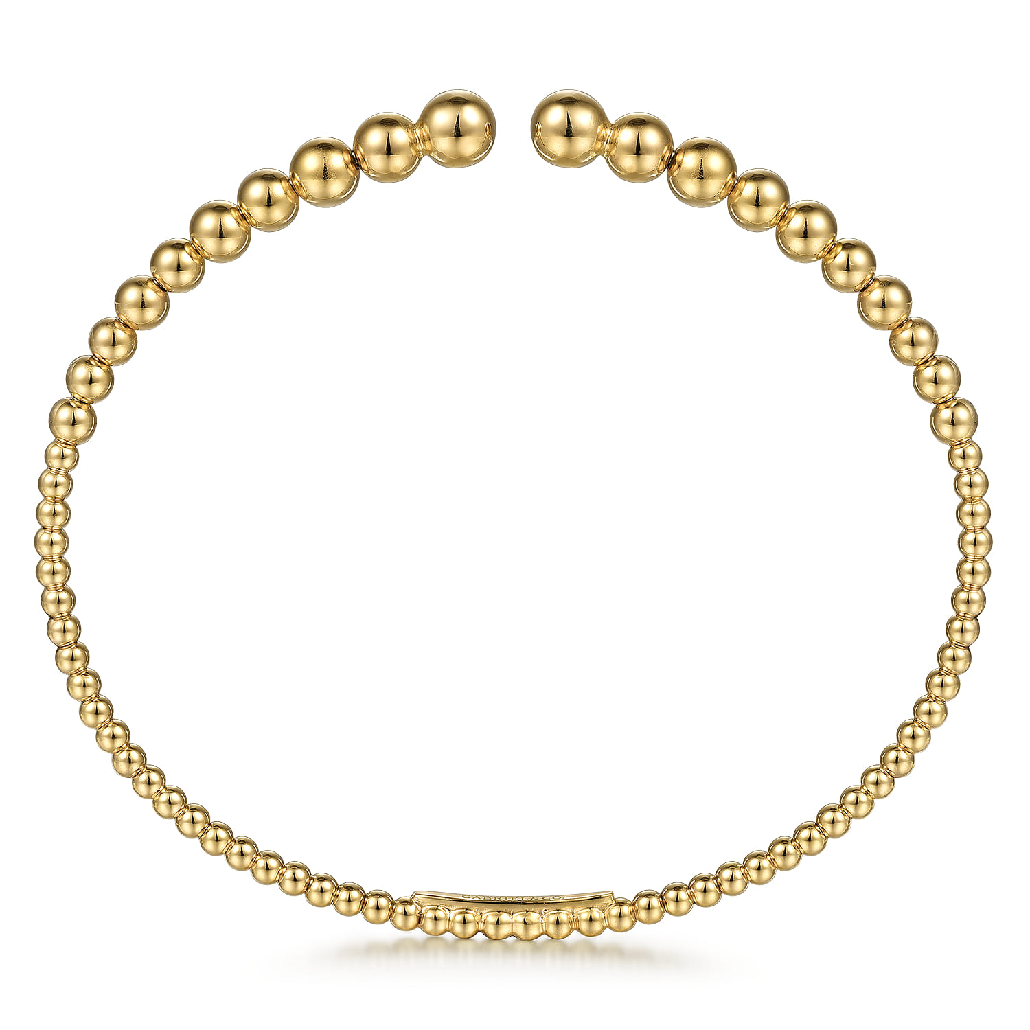 14K Yellow Gold Bujukan Open Bangle - Shot 3