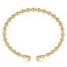 14K Yellow Gold Bujukan Open Bangle