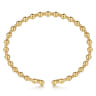 14K Yellow Gold Bujukan Open Bangle