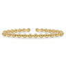 14K Yellow Gold Bujukan Open Bangle