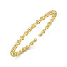 14K Yellow Gold Bujukan Open Bangle