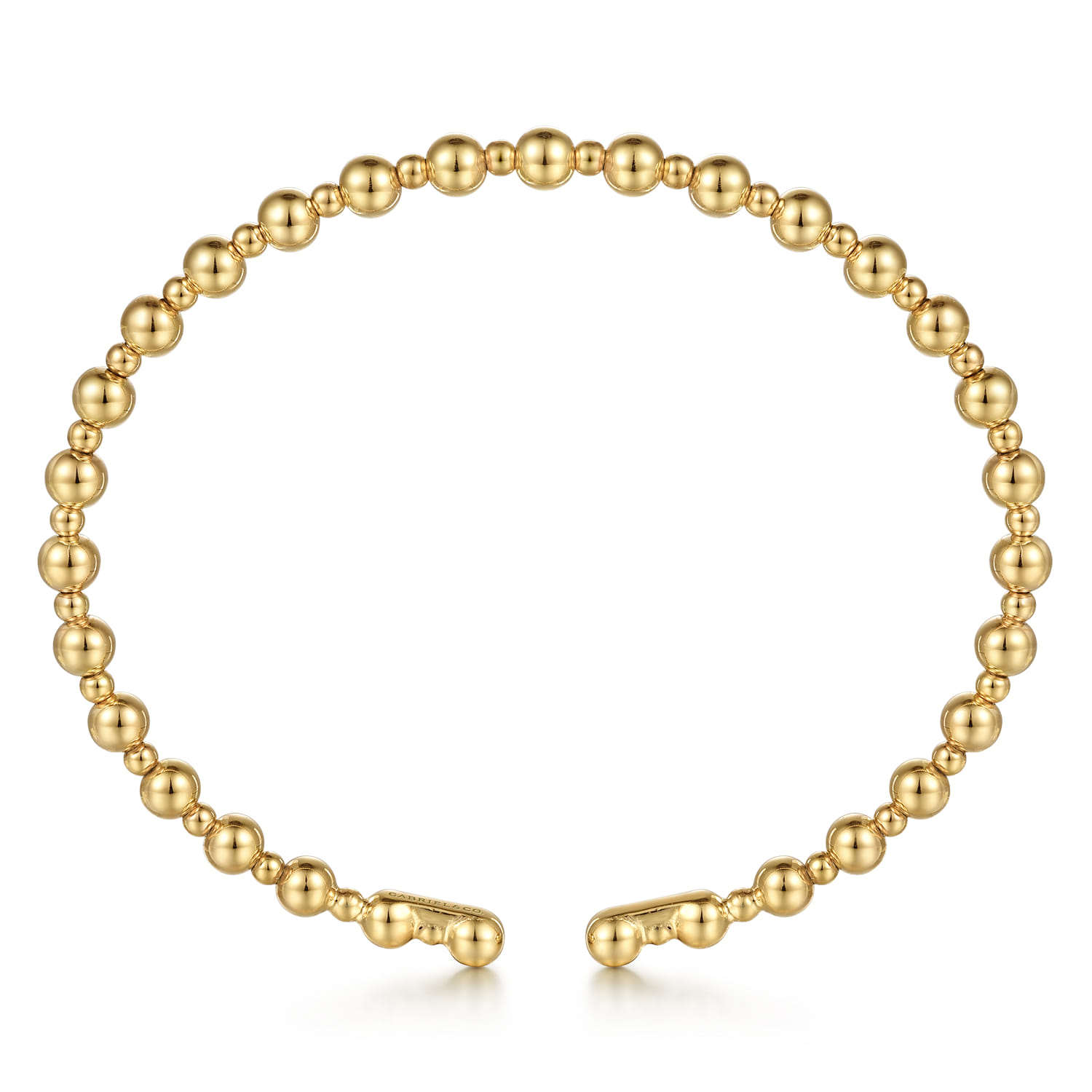 14K Yellow Gold Bujukan Open Bangle - Shot 3