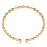 14K Yellow Gold Bujukan Open Bangle